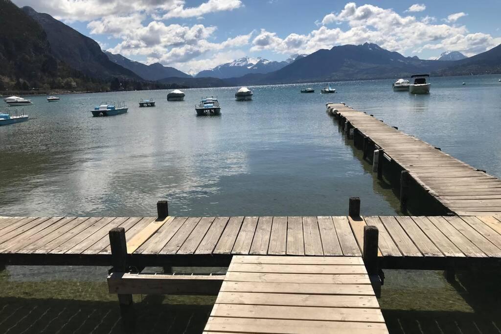Chez Jacques - Terrasse Avec Vue Lac Et Montagne Анси Экстерьер фото